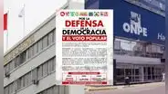 Juntos por el Perú, Ahora Nación, Venceremos y otros partidos rechazan la narrativa de fraude impulsada por López Aliaga
