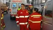 Aparatoso choque entre combi y bus en la Panamericana Sur deja dos muertos y varios heridos en Villa El Salvador