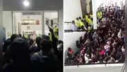 Estudiantes de la PUCP continúan con protesta tras el anuncio de nueva escala de pensiones