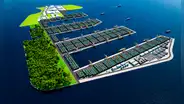 Uno de los países más pequeños del mundo transforma su costa en un megapuerto futurista del tamaño de 3.300 campos de fútbol