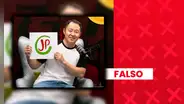 No es real esta imagen de Kenji Fujimori expresando su respaldo a Roberto Sánchez en el marco de las Elecciones Generales 2026