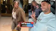 Said Palao viajó hasta Sudáfrica para reencontrarse con Alejandra Baigorria en exclusivo hotel tras ampay en Argentina
