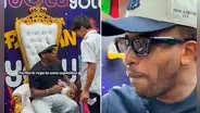 Jefferson Farfán ilusiona a joven de Huánuco y le regala unas zapatillas, pero él revela que no le dio nada: "No pagó"