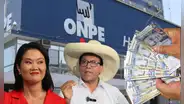 ONPE destinará más de S/10 millones de franja electoral a Fuerza Popular y Juntos por el Perú para la segunda vuelta