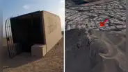 Esta misteriosa casa fue construida en la cima de un cerro en La Molina: tiene patio, baño y un estrado