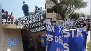 Alumnos de la Universidad La Cantuta toman parte de residencia universitaria: acusan a profesores de apropiación indebida del predio