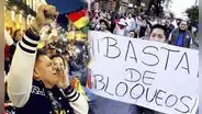 Miles salen a las calles en Bolivia para exigir el fin de bloqueos tras muertes y desabastecimiento