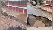 Colegio Fe y Alegría amaneció inundado en San Juan de Lurigancho: fuga de agua afecta aulas y deja a casi mil escolares perjudicados