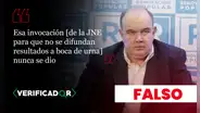JNE sí exhortó a las encuestadoras a no difundir resultados del conteo rápido, contrario a lo afirmado por RLA