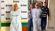 Enmarrocada y bajo fuerte resguardo policial: así fue la detención de Nadeska Widausky por el delito de proxenetismo y trata de personas