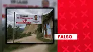 Es falso que se haya publicado un cartel en contra de Roberto Sánchez en Lajas, Chota: imagen fue elaborada con inteligencia artificial