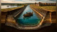 El canal artificial del Imperio Romano hallado en Alemania que conectaba un río y fortalecía rutas militares hace 2.000 años
