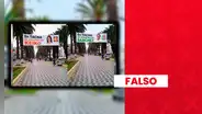 Los supuestos carteles colocados en la Alameda Bolognesi de Tacna a favor de Keiko Fujimori y en rechazo de Roberto Sánchez fueron generados con IA