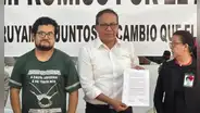 Roberto Sánchez firma compromiso con organizaciones sociales para derogar leyes procrimen y de impunidad
