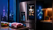 China presenta una refrigeradora inteligente 5G que congela ultrarrápido a -70 °C, con chefs online en vivo y 780 L de capacidad