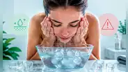 Sumergir la cara en agua con hielo se volvió tendencia viral, pero ¿beneficia tu piel o la pone en riesgo?