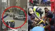 Sacerdote que se desplazaba en su moto resultó herido tras fuerte choque con una camioneta en Chosica