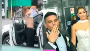 Invitado deja en shock al quitarse la ropa en plena boda de Karla Tarazona y Christian Domínguez y sorprende: "No hubo tiempo"