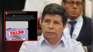 Ministerio de Justicia desmiente supuesto indulto a Pedro Castillo y califica información de falsa