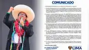 Municipalidad de Lima niega permiso a Juntos por el Perú de Roberto Sánchez para cierre de campaña en Centro Histórico