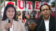 Sutep se declara neutral frente al fujimorismo, mientras la CGTP y otros gremios respaldan a Sánchez