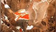 En Sudamérica, una enorme mancha naranja a 4.300 metros asombró a científicos: la NASA reveló la imagen desde el espacio