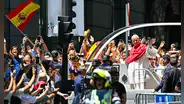 El papa León XIV visita por primera vez España y pide “abandonar las narrativas divisivas y polarizantes”