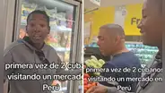 Cubanos quedan impactados tras entrar a supermercado en Perú y ver tantos alimentos: “Esto es el paraíso”