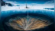 Científicos hallan bajo 3 km de hielo en la Antártida una estructura en forma de abanico que explicaría la ruptura de un supercontinente