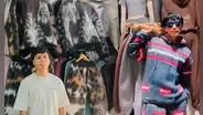 Creó casacas con sus frazadas tigre para promocionar su negocio en TikTok y terminó siendo viral: "A mucha gente le gustó"