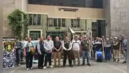 Trabajadores del INPE protestan frente a sede central por mejoras salariales y seguridad laboral: “No nos dan las condiciones”