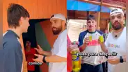 Viralizan conmovedor video de Gaspi e Ibai Llanos en Perú: youtuber argentino visitó a joven streamer peruano en cerro de Ventanilla