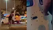 Disparan contra combi de Los Chaperitos en Carabayllo: ataque dejó a chofer y pasajera heridos