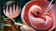 Un experimento revela un hallazgo inesperado: alteran embriones de pollo y generan plumas similares a las de dinosaurios