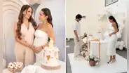 Hija mayor de Melissa Klug celebra la revelación de género de su primer bebé junto a su novio: "Muy agradecida"