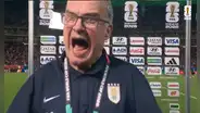 Marcelo Bielsa perdió los papeles y empezó a gritar en plena entrevista tras eliminación de Uruguay del Mundial 2026: "¡Dale de una vez!"