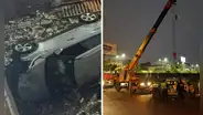 Camioneta cae al río Rímac tras violento choque cerca de Puente Nuevo y deja cuatro heridos en SJL