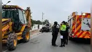 Trágico choque entre camioneta de Serenazgo y maquinaria pesada deja dos muertos en Huaral