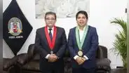 Presidente de la Corte del Santa recibió visita protocolar del alcalde de Nuevo Chimbote