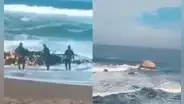 Naufragio en Pisco: cuatro pescadores extranjeros desaparecen tras volcadura de embarcación por fuerte oleaje