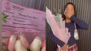 Hija de Pamela López queda en shock tras recibir un cheque de miles de soles del club de fans de su madre: “Niña hermosa”
