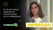 ¿Las remuneraciones se duplicaron en los últimos diez años?
