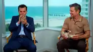 ¡Regalos del Perú! Matt Damon y John Leguizamo, protagonistas de ‘La Odisea’, fueron sorprendidos con caballos de totora