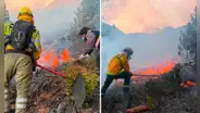 Capturan a presunto responsable del incendio en Sacsayhuamán: fuego consumió tres hectáreas de cultivos de café y cacao en Cusco