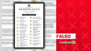 Es falso el supuesto gabinete ministerial de Keiko Fujimori que circula en redes sociales