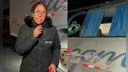 ¡Se salva de morir! Azucena Calvay sufre accidente en carretera de La Libertad y muestra cómo quedó el bus tras choque