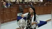 Un tránsfuga rompió el bloque de oposición en la elección en el Senado