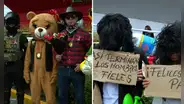 Grupo Terna de la PNP sorprende con sus inusuales disfraces en la Gran Parada y Desfile Cívico Militar 2026