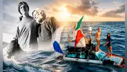 Convirtieron sus autos en barcos y enfrentaron tormentas en el Atlántico por 119 días para cumplir el último sueño de su padre
