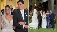 Andrea Arana, conductora de Willax, celebra su romántica boda religiosa con Félix Lindo y comparte emotivos momentos